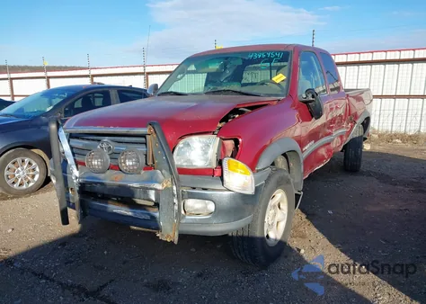 2002 Toyota Tundra Sr5 V8 from USA, damaged, VIN 5TBBT44122S234398